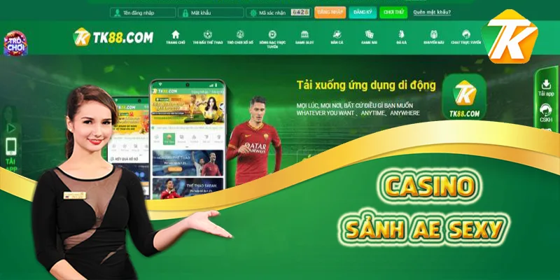 AE Sexy TK88 Casino là sảnh cược giải trí chuyên nghiệp cung cấp game trực tuyến với dàn Dealer xinh đẹp và nóng bỏng